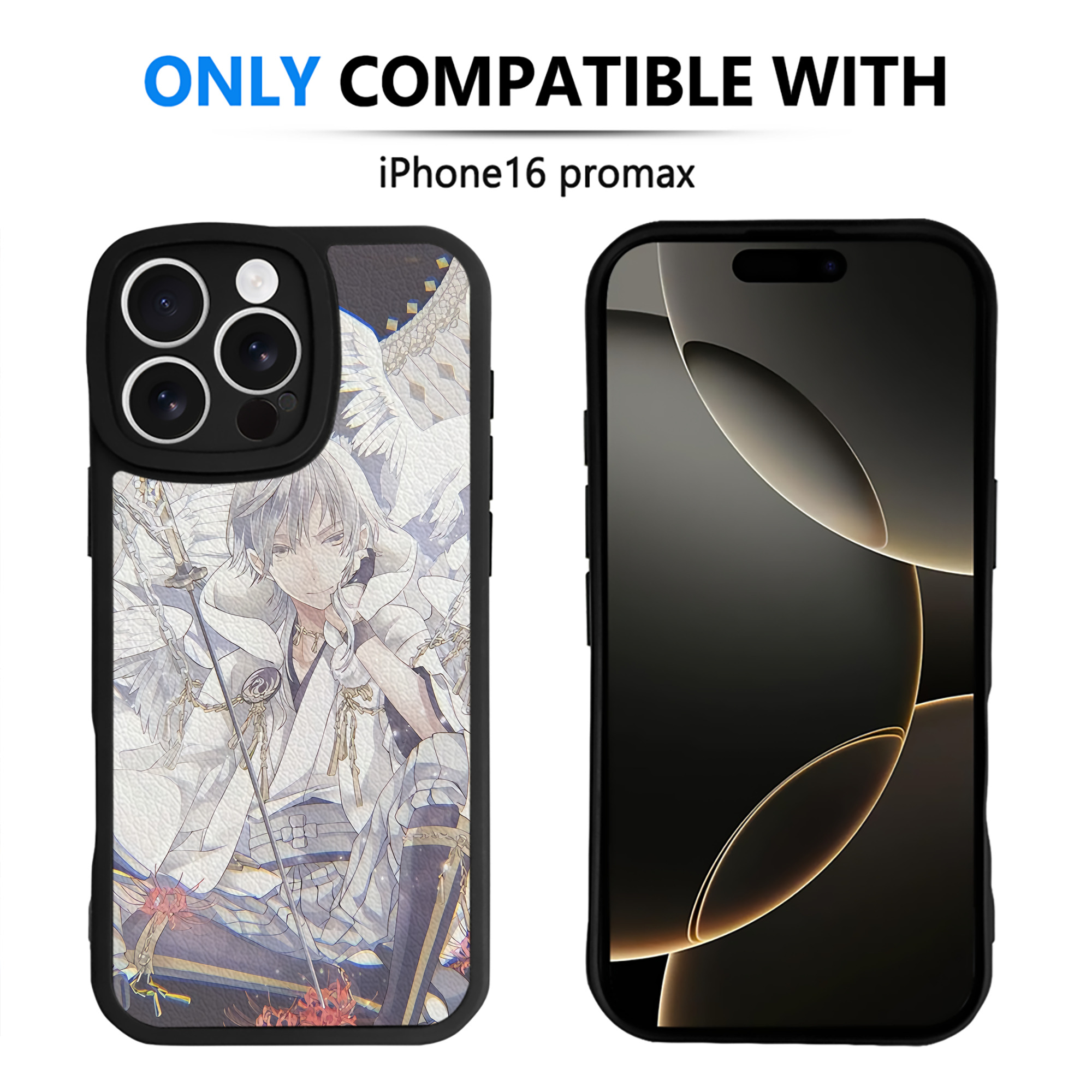 （画像用） 刀剣乱舞 Touken Ranbu 【iPhone 16シリーズ対応】シリコンスマホケース（レザー調） 材質：シリコン